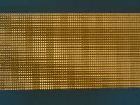 Perlstreifen 4 mm glanzgold - Grobund - 30 Streifen ca. 40 cm lang