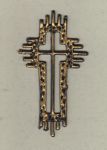Trauerkreuz Nr. 02 schwarz gold