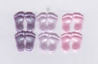 Baby-Fe-Set in den Perlmutt-Farben flieder- zartflieder - rosa