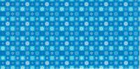 3230036D21M- Wachsplatte Eisland blau-weiß