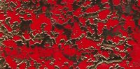 310943-33- Wachsplatte Struktur rot-gold