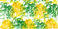 3102016- Wachsplatte getupft grün-gelb auf weiß