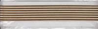 7 Rundstreifen glanzgold 5 mm  / ca. 25 cm lang