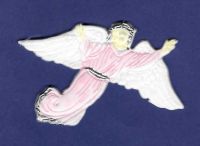 Engel - Schutzengel Nr. 5 rosa-silber