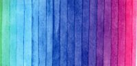 32D3134M- Wachsplatte bedruckt Streifen pink-violett-blau-türkis