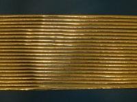 Flachstreifen 5 mm glanzgold - Grobund - 22 Streifen ca. 40 cm lang