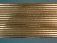 Rundstreifen 7 mm glanzgold - Grobund - 15 Streifen ca. 40 cm lang