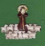 Guter Hirte Nr. 5b mit Schafherde antik