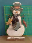 Schneemann aus Holz - 21,8 cm - nur noch 1x verfgbar!