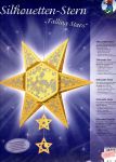 Bastelpackung Silhouetten-Stern Falling Stars gold - nur noch 2x verfgbar