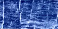 390711-13A  Wachsplatte Marmor ultramarinblau-weiss