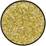906042 - Hologr. Glitzer Gold-Juwel - mittel - 6 Gramm-Dose