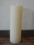 Kerze Edel-Rustik 250 x 80 mm - Elfenbein - Bitte Beschreibung lesen