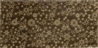 31031-01-11- Wachsplatte glanzgold mit geprägten Sternenmuster