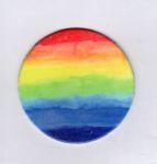 Wachskreis ca. 5,7 cm - Regenbogenkreis