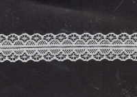 Spitzenband Nr. 8 creme- ca. 28 mm breit - 1 Meter