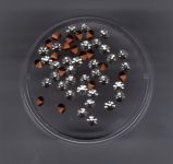 Strass-Chatons, 3,2 mm  - kristall - 50 Stück