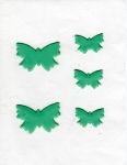 Schmetterlinge 5er-Set - pastellgrn -
