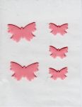 Schmetterlinge 5er-Set -rosa  -