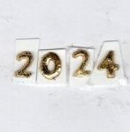 Wachsz. 2024 glanzgold 8 mm -Classic-