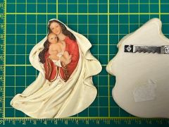 Relief Maria mit Kind aus Polyresin - 9,8 cm - max. 4 St�ck verf�gbar