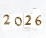 Wachsz. 2026 glanzgold 12 mm