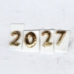 Wachsz. 2027 glanzgold 8 mm -Classic-