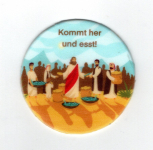 Wachskreis ca. 5,7 cm - Kommt her und esst