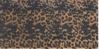 3112-122-79- Wachsplatte Leopardenmuster  schwarz-gold