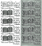 Sticker Wir sind Gottes Melodie - silber