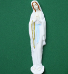Lourdes-Madonna Nr. 03 / 16,5 cm , wei bemalt