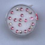 Strass-Stein, 4,2 mm rosa
