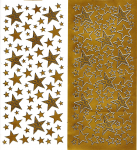 Sticker Sterne gold Sticker Sterne gold