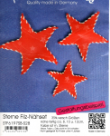 Sterne Filz-Nhset  rot mit Sterne 3er-Set - nur noch 3x verfgbar!