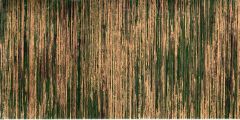 310906-68- Wachsplatte gestreift gold-tannengr�n