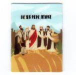 Wachsbild - Ihr seid meine Freunde ca. 6,7 x 5 cm