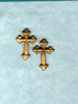 Kreuz Nr. 01 - 2er-Set  gold