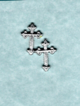 Kreuz Nr. 01 - 2er-Set silber