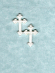 Kreuz Nr. 01 - 2er-Set perlmutt-wei�