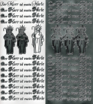 Sticker: Der Herr ist mein Hirte - gold