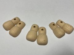 3 Paar Holzf��e  (nur noch 1 Set verf�gbar)