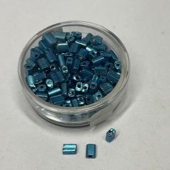 Metallrechtecke 4x2 mm, 17gr - blau (max 7x verf�gbar)