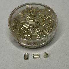 Metallrechtecke 4x2 mm, 17gr - silberfarben (max 2x verf�gbar)