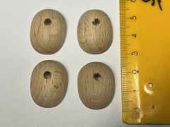 2 Paar Holzf��e  25x20mm ( max. 7 Sets verf�gbar)