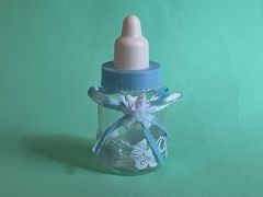 Babyfl�schchen Deko blau (max. 3x verf�gbar)