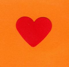 Motivlocher M - Herz - ca. 2,5 cm x 2,1 cm