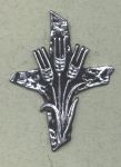 Trauerkreuz Nr. 03 schwarz silber