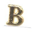 Buchstabe B glanzgold 12 mm