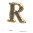 Buchstabe R glanzgold 12 mm