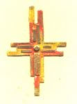 Kreuz Nr. 12c orange-gelb-gold